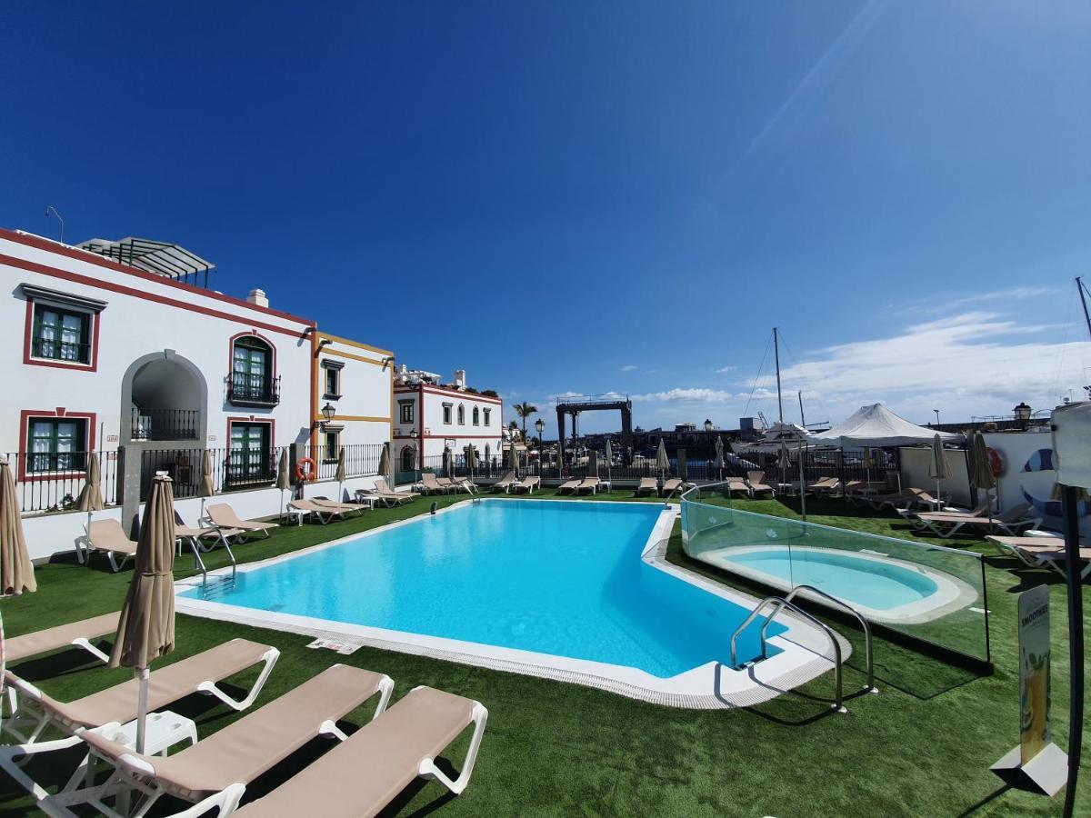 Billy'S Marina 360 With Pool Access Apartment Puerto De Mogan Bagian luar foto